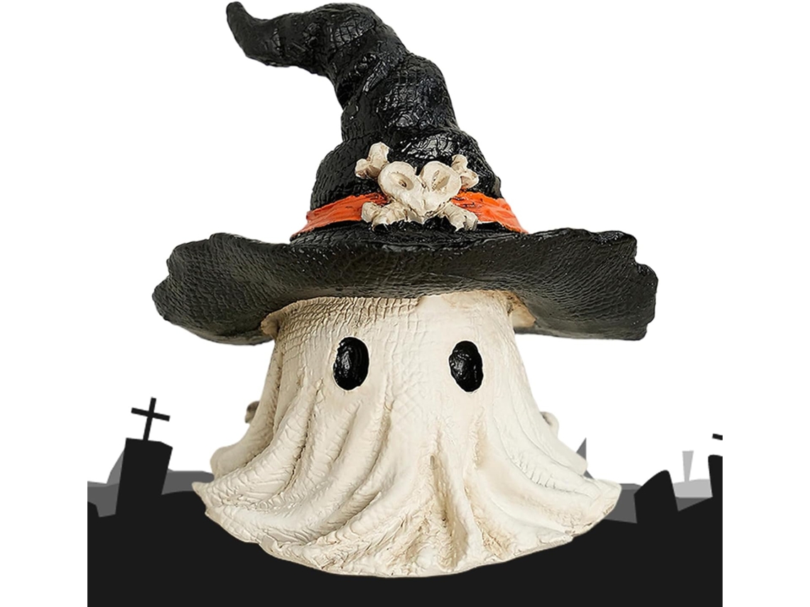 Estátua De Fantasma Fofo E Assustador, Decorações Assustadoras De Halloween Para |
