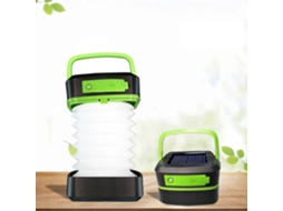 Lanterna De Acampamento À Prova Dágua, Dobrável, Recarregável, Usb, Carregamento Solar, Banco De Energia, Luz Para Barraca Olysi Shop