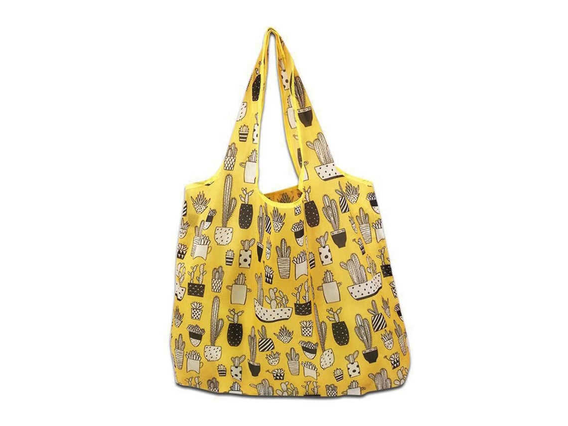 Sacola de Compras Grande, Ecológica, Portátil, Dobrável, Ideal para Viagens, Passeios e Compras no Shopping. Perfeita para Ir Ao Shopping. GOKOCO