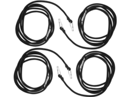 Conjunto De 4 Cintas Elásticas Para Amarrar Carga Em Motocicletas, Bicicletas E Scooters Elétricas.
