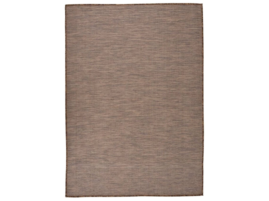 Tapete VIDAXL Marrom Plástico (140 x 200 cm)