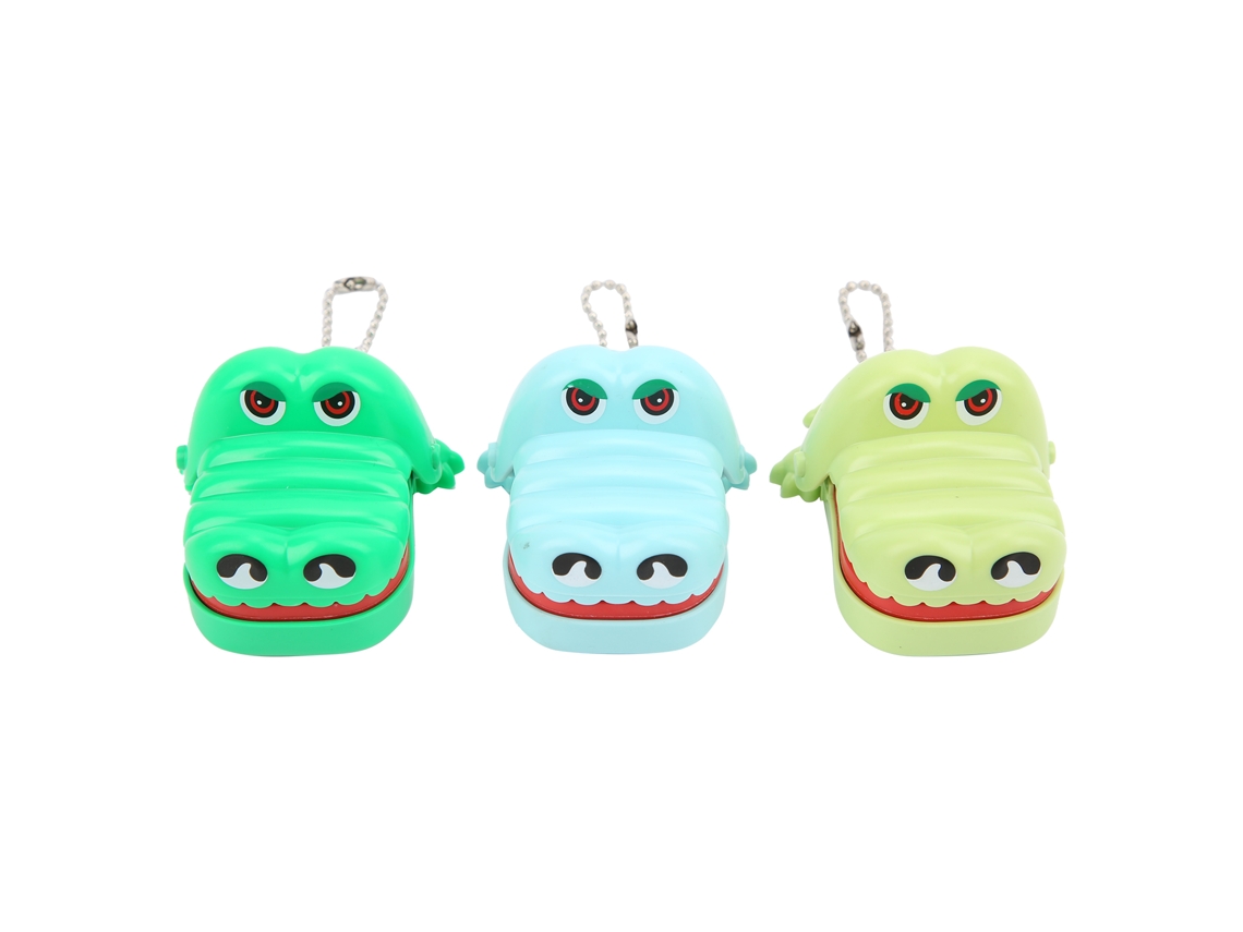 3pcs Brinquedo De Dentes Que Mordem O Dedo Animal Cute Jogo Infantil Com Llavero