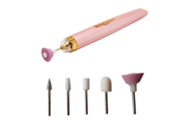 Máquina De Broca Para Unhas Elétrica 5 Em 1 Com Luz Ferramentas Portáteis De Manicure Para Remoção De Esmalte