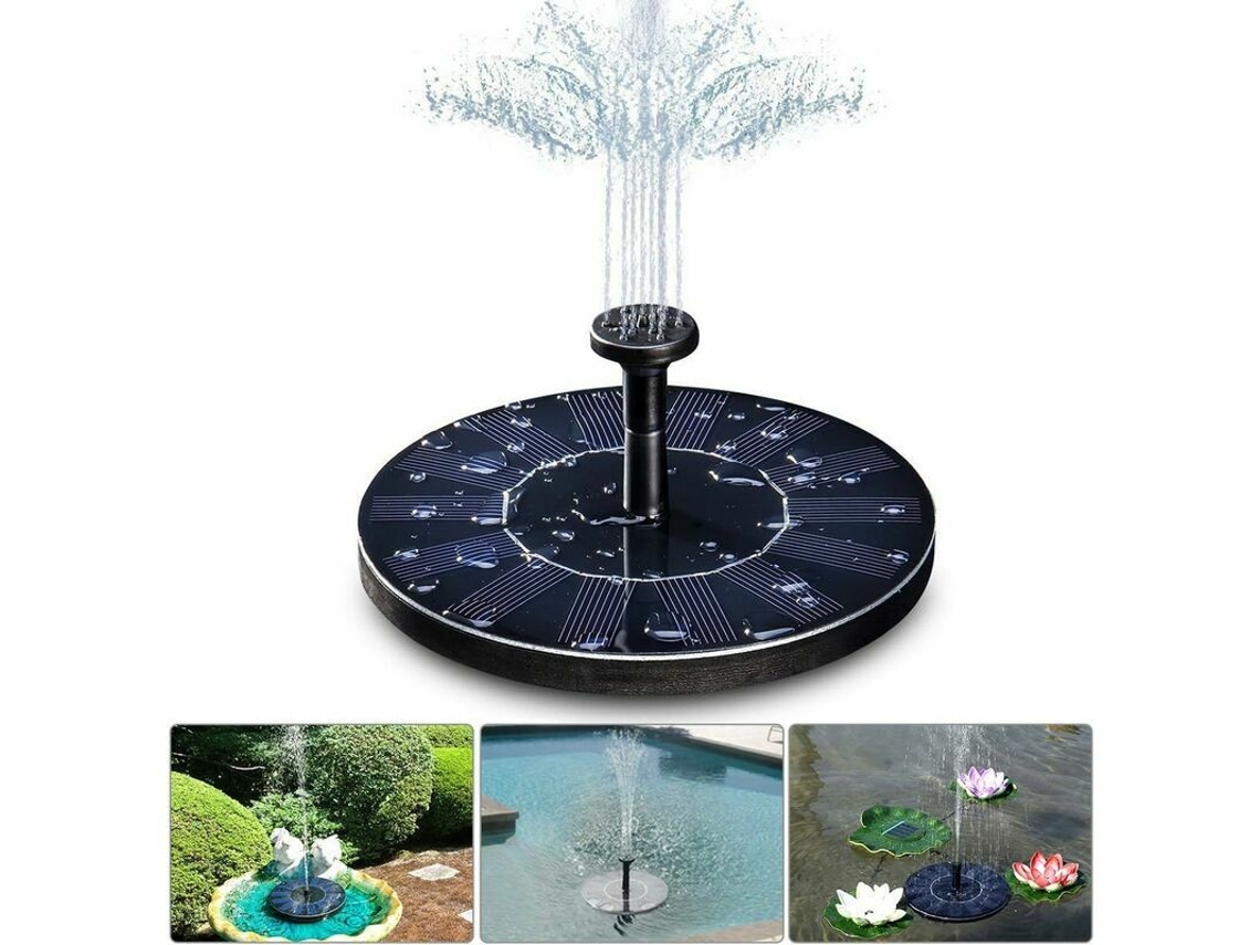 Fonte Solar Com Bomba Solar De 1,4 W, 4 Efeitos, Altura De 16 Cm, Potência Máxima.