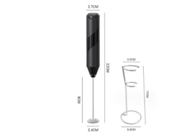 Espumador De Leite Elétrico Para Cappuccino, Latte, À Bateria