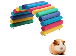 Puente De Madera Para Hamsters, Brinquedo Mastigável Plegável, Brinquedo De Exercício Para Animais Pequenos