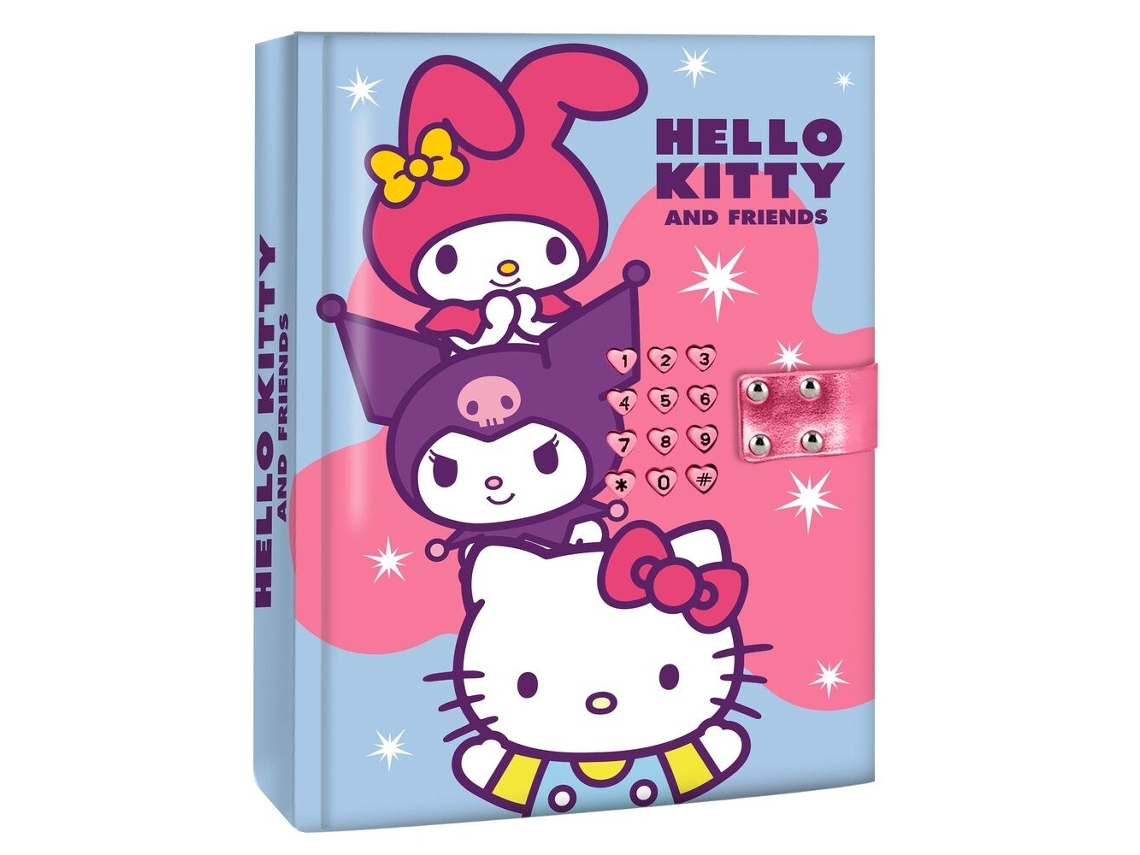 Diario electrónico de Hello Kitty con cerradura secreta y sonido - Aquaforge