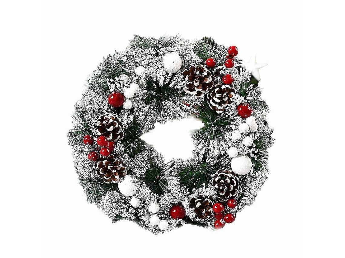 Guirnalda Navideña De Decoração Feita À Mão Para Porta, Casa, Exterior, Interior, Ornamentos Festivos