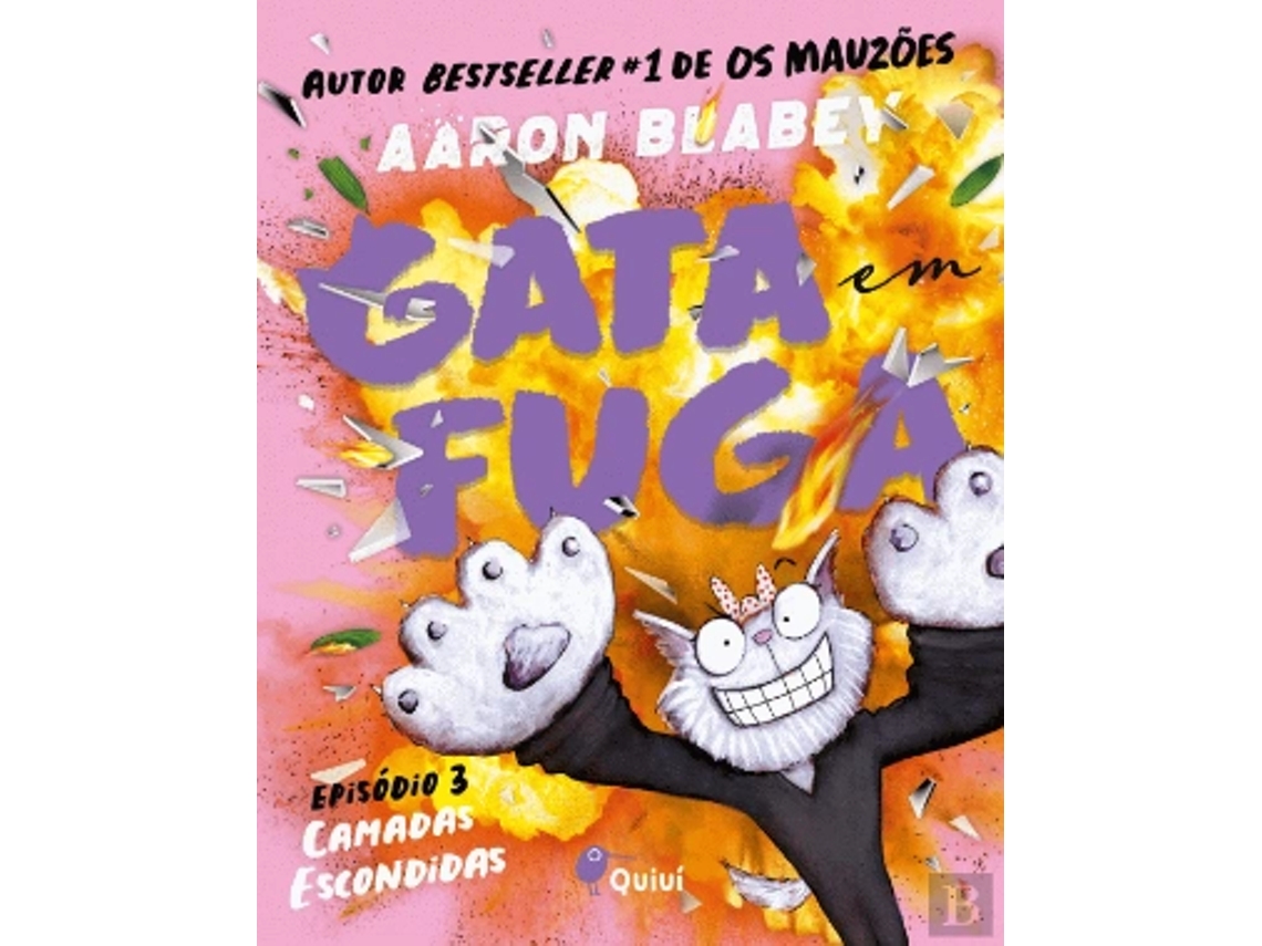 Livro Gata em Fuga Camadas Escondidas de Aaron Blabey (português)