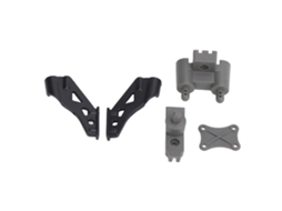 Peças De Reposição Para Rc Wltoys 124008 124010: Parafusos Fixadores De Ailerão E Colunas De Carcaça