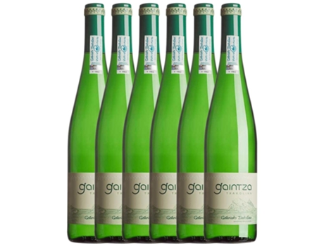 Vinho GAINTZA Gaintza Txacoli De Getaria Hondarribi Zuri Getariako Txakolina (0.75 L - 6 unidades)