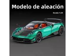 (verde) Modelo De Carro Esportivo Pagani Huayra Bc Em Escala 1:24