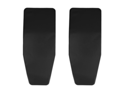 Kit De 2 Ferramentas Flexíveis De Drenagem De Óleo E Água Funil Placa 37x17cm Para Máquinas Preto