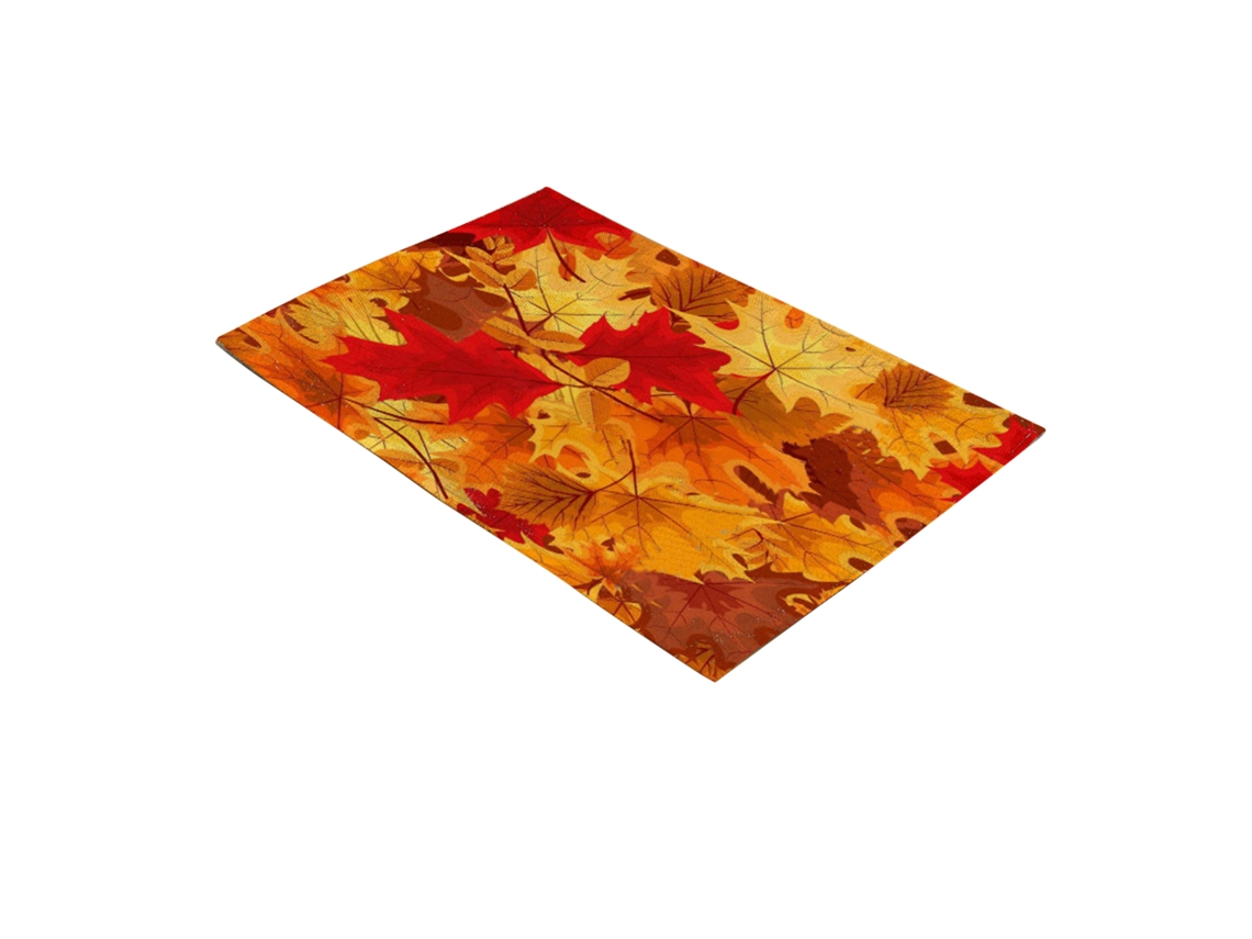 Laxiscreed Sousplat De Abóbora Laranja Para Refeições E Decoração De Thanksgiving