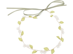 Tiara floral, acessórios de cabelo para casamento, acessórios de cabelo naturais para mulheres e damas de honra.