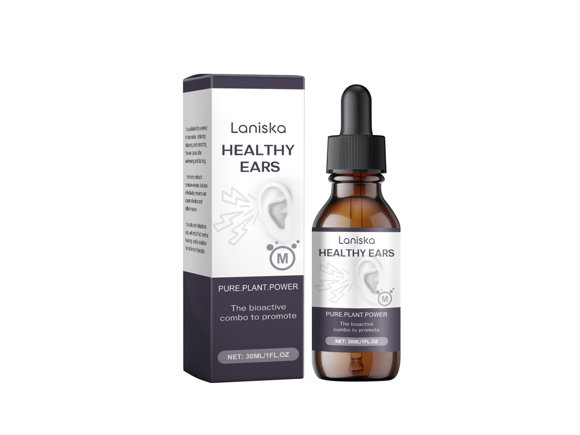 Gotas para Ouvido LAXISCREED Alívio Rápido com Ingredientes Naturais