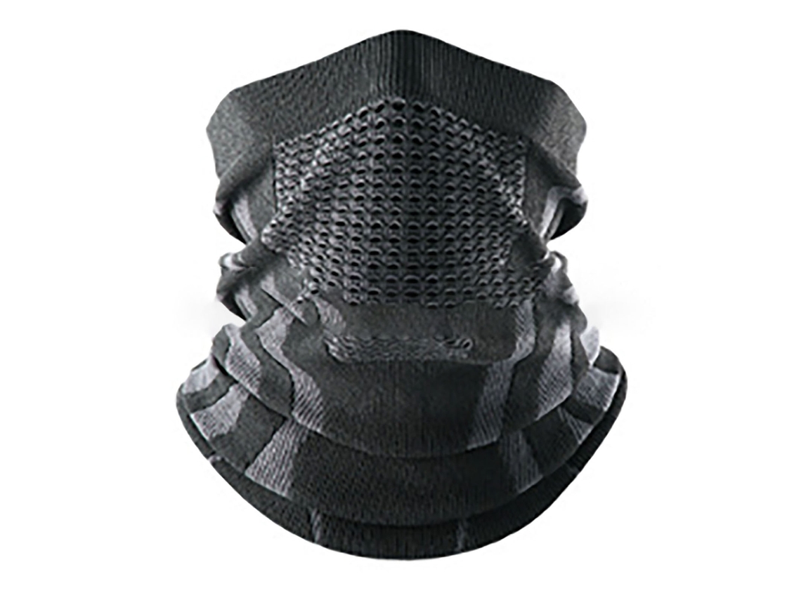Business protetor Facial Tubo de Pescoço Acolchoado Antivento Aquecedor para Ciclismo Outdoor Preto Cinza