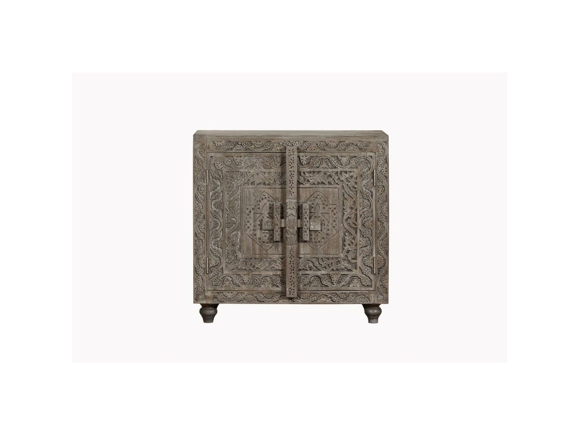 Aparador HOME ESPRIT Marrom claro Madeira 91,5 x 40 x 90 cm
