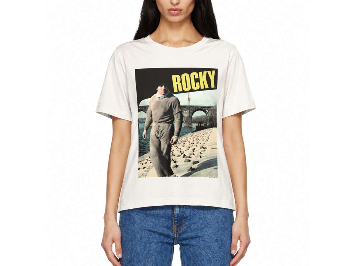 Rockinstone Rocky Movie Idk Solid Natural Adult T-shirt Size:xl