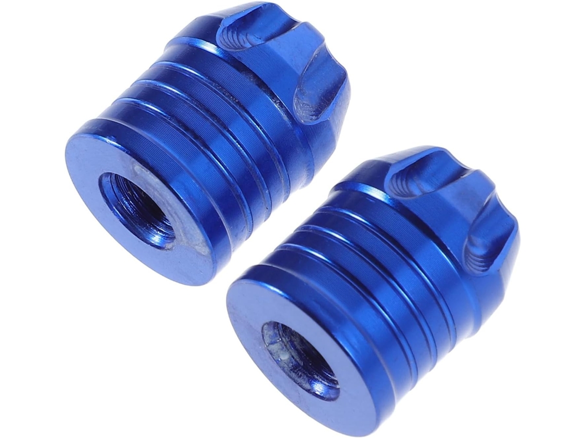 Conjunto De 2 Tampas De Válvulas Automotivas Em Liga De Alumínio Azul, Para Instalação.