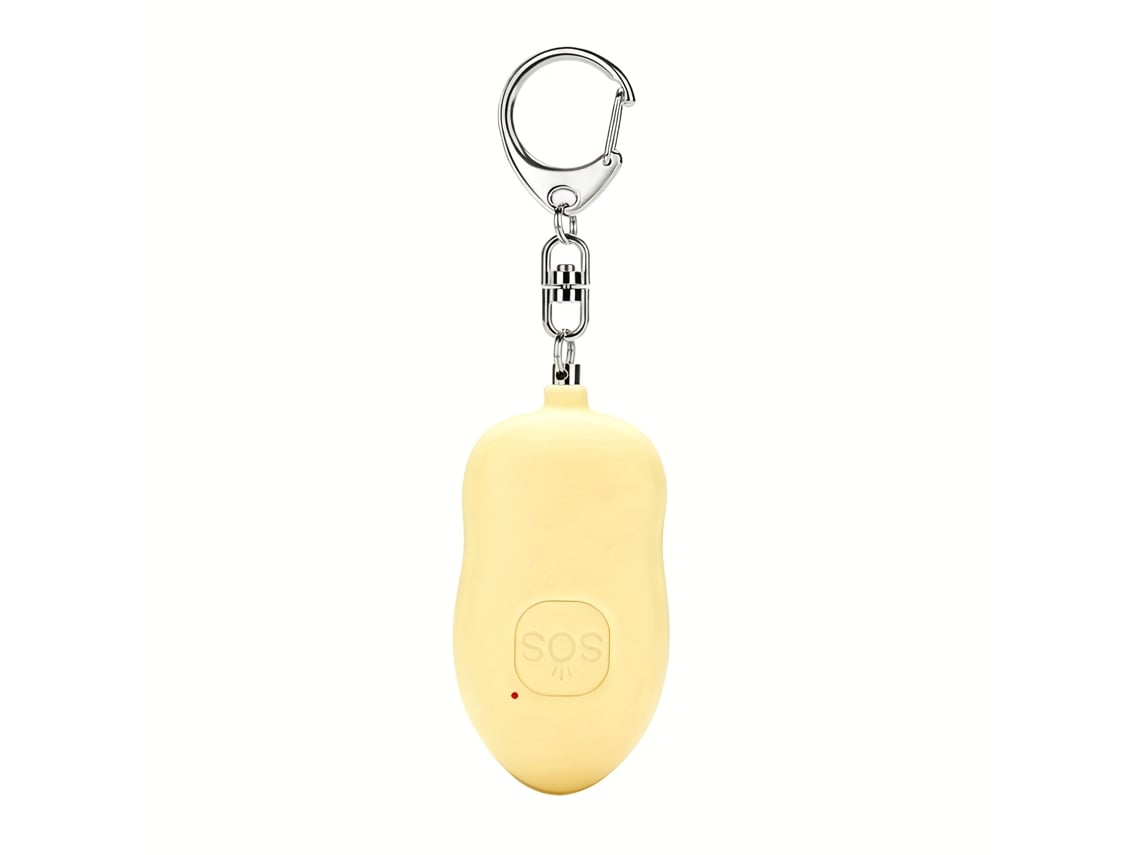 Alarme Pessoal Usb Recarregável de 130 Db - com Luz Led para Chaveiro , Carregamento Durável STELASPLEN (adequado Mulheres e Idosos)