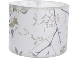 Abajur de Mesa em Tecido com Estampa Floral e de Pássaros, Leve e Delicado, Adequado para Soquete E27. SFUSHOS