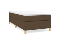 Box Spring Bed, Box Spring Beds Vidaxl Marrom Tecido (80 X 200 Cm)