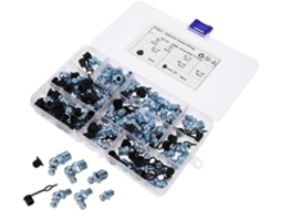 Kit De 120 Peças Tampas Proteção Contra Poeira Para Graxeiras Metal