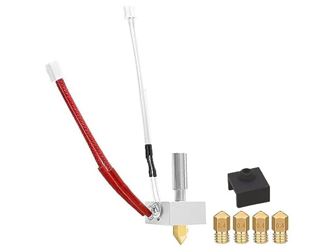 Kit De Extremidade Quente Para Impressora Neptune 3 Plus/max, Cabeça Extrusora, Termistor De Capa De Silicone Com 4 Bicos Aquaforge