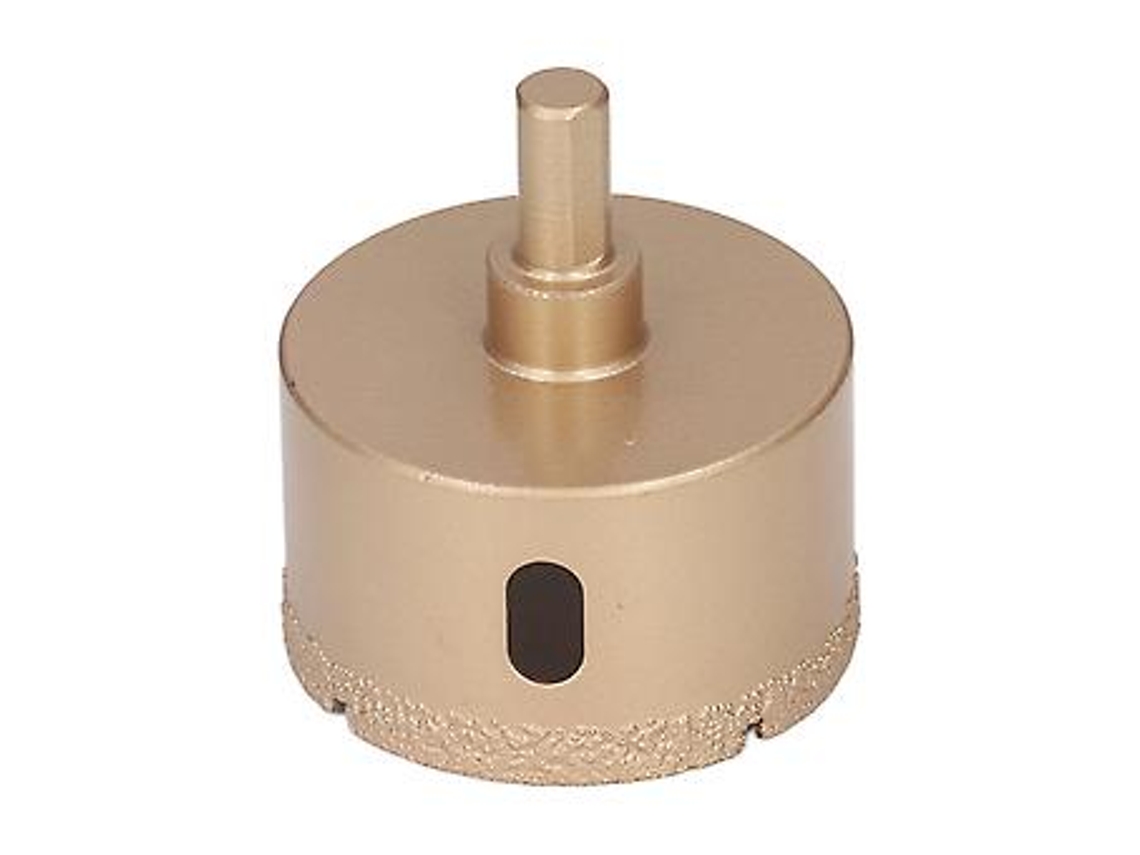 Serra Copo Diamantada, Broca Abridora De Furos Para Azulejos De Aço Carbono, Haste Triangular De 60 Mm Para Porcelanato E Vidro Slowmoose