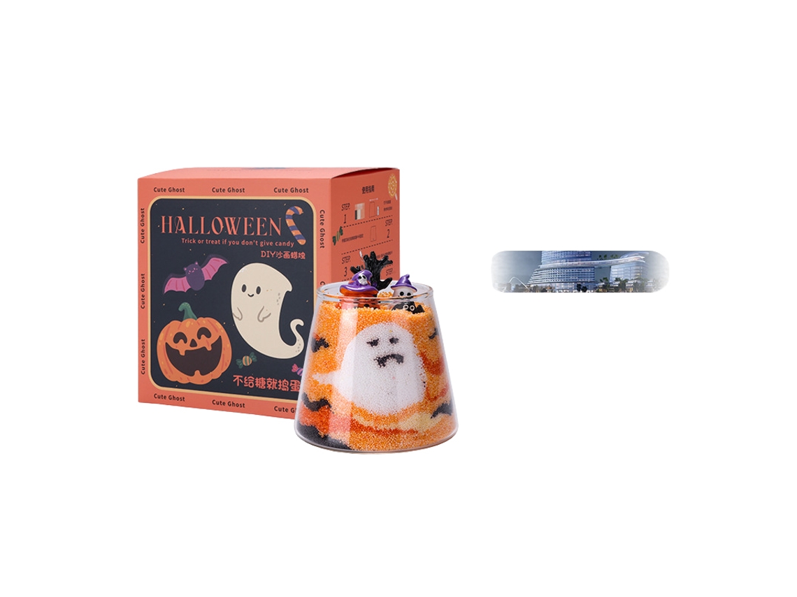 Laxiscreed Vela Aromática Diy De Natal E Halloween Com Enfeite Bonito, Presente Perfeito Para Criar Ambiente
