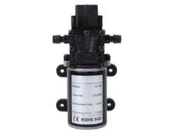 Bomba De Membrana Inteligente De Alta Pressão Dc12v 120w 7l/min Com Saída De Água Direita 10mm