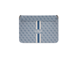 GUESS Capa Magnética para Computador de 13/14 Polegadas Modelo de Banda 4G Impressa Azul