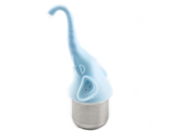 Infusor De Chá Em Formato Elefante Silicone Aquaforge (azul)