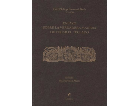 Livro Ensayo Sobre La Verdadera Manera De Tocar El Teclado de Carl Philipp Em Bach