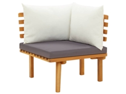 Garden Corner Sofa, Garden Corner Sofas Vidaxl Marrom Madeira De Acácia (n/a)