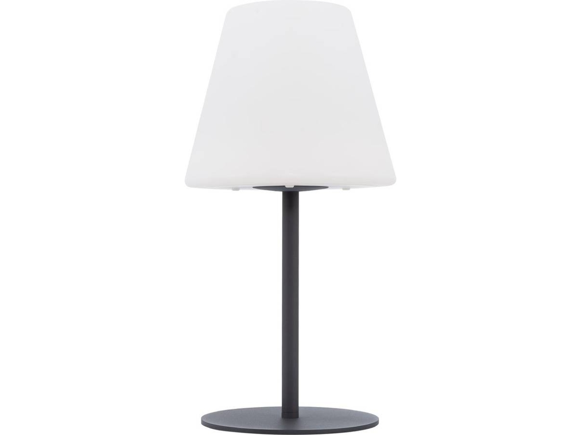 Candeeiro De Mesa Solar Led De Metal Para Exterior Larso 3000k Branco Quente