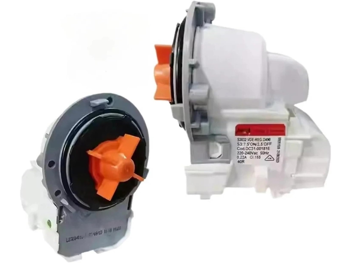 Bomba de Drenagem Wfgjsk para Máquina Lavar Roupa, Compatível com Samsung Dc31, 00181e S3032 220v 50hz BRILVIBERA