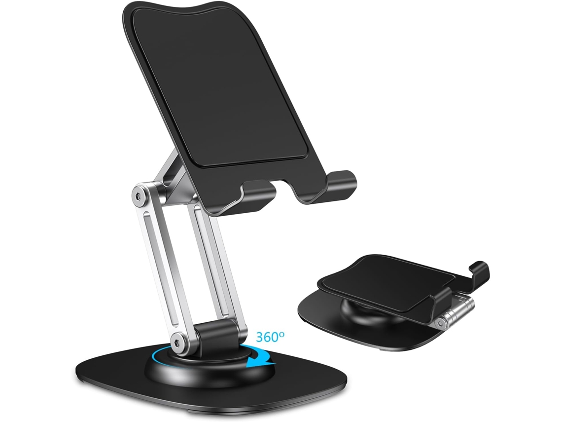 Suporte de mesa ajustável, rotativo 360°, dobrável, compatível com vários modelos ZYBLSSBB