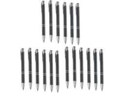 Conjunto De 18 Canetas Esferográficas Metálicas Ciieeo, Extensíveis,