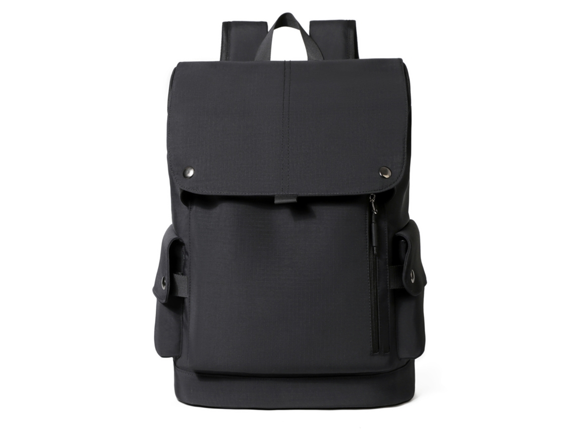 Mochila De Aba, Impermeável, Grande Capacidade 15,6 Polegadas, Adequada Para Negócios, Viagens, Escola, Etc. Preto