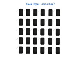 Elétrodos Adesivos CHRUI 30pcs 5x9cm para Ems (preto)