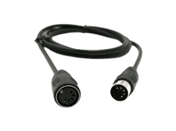 Cabo Lurelia Midi Din de 5 pinos, para teclados, pianos e sintetizadores, guitarra e baixo.