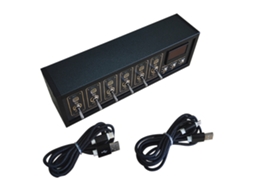 Hub Usb Modular Premium Com Controle De Voz, Switch Independente E Display Oled