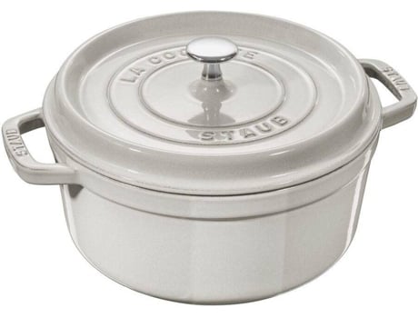 Caçarola STAUB (Branco - Ferro Fundido - 26 cm)