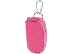 Porta-chaves Para Óleos Essenciais Com 10 Compartimentos, Rosa, Em Tecido.