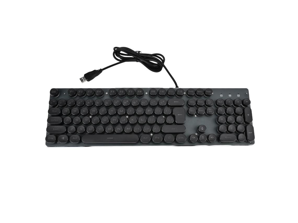 Teclado Gaming LAXISCREED Fio Efeito Rgb