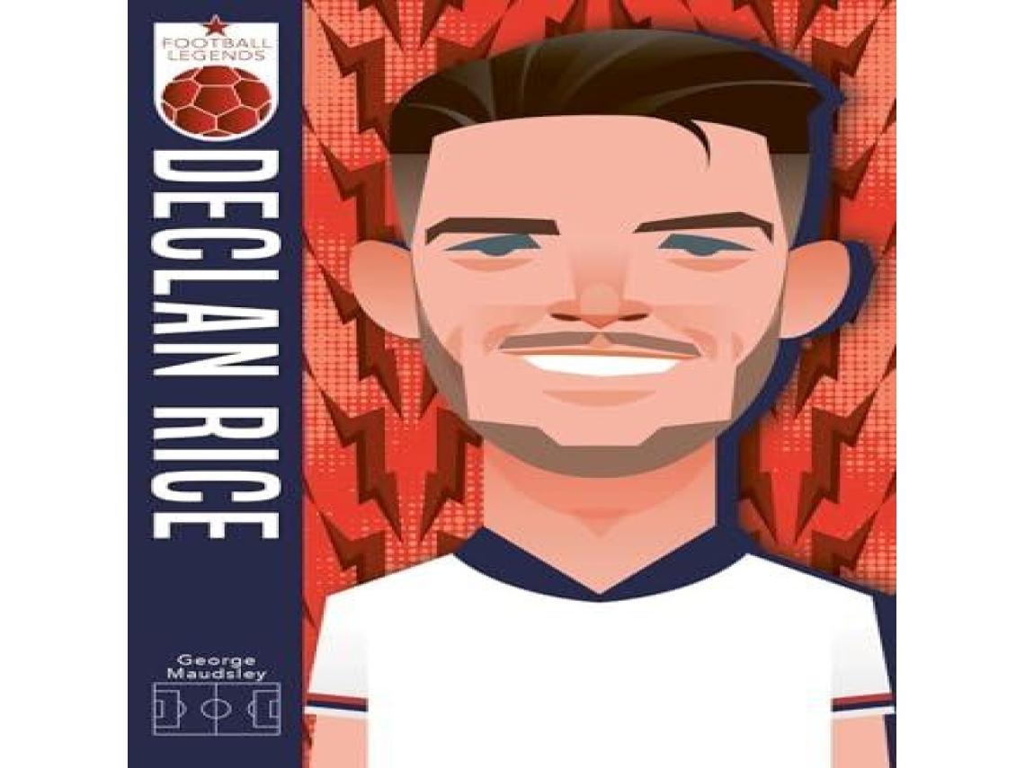 Livro Football Legends Declan Rice de George Maudsley (Inglês)