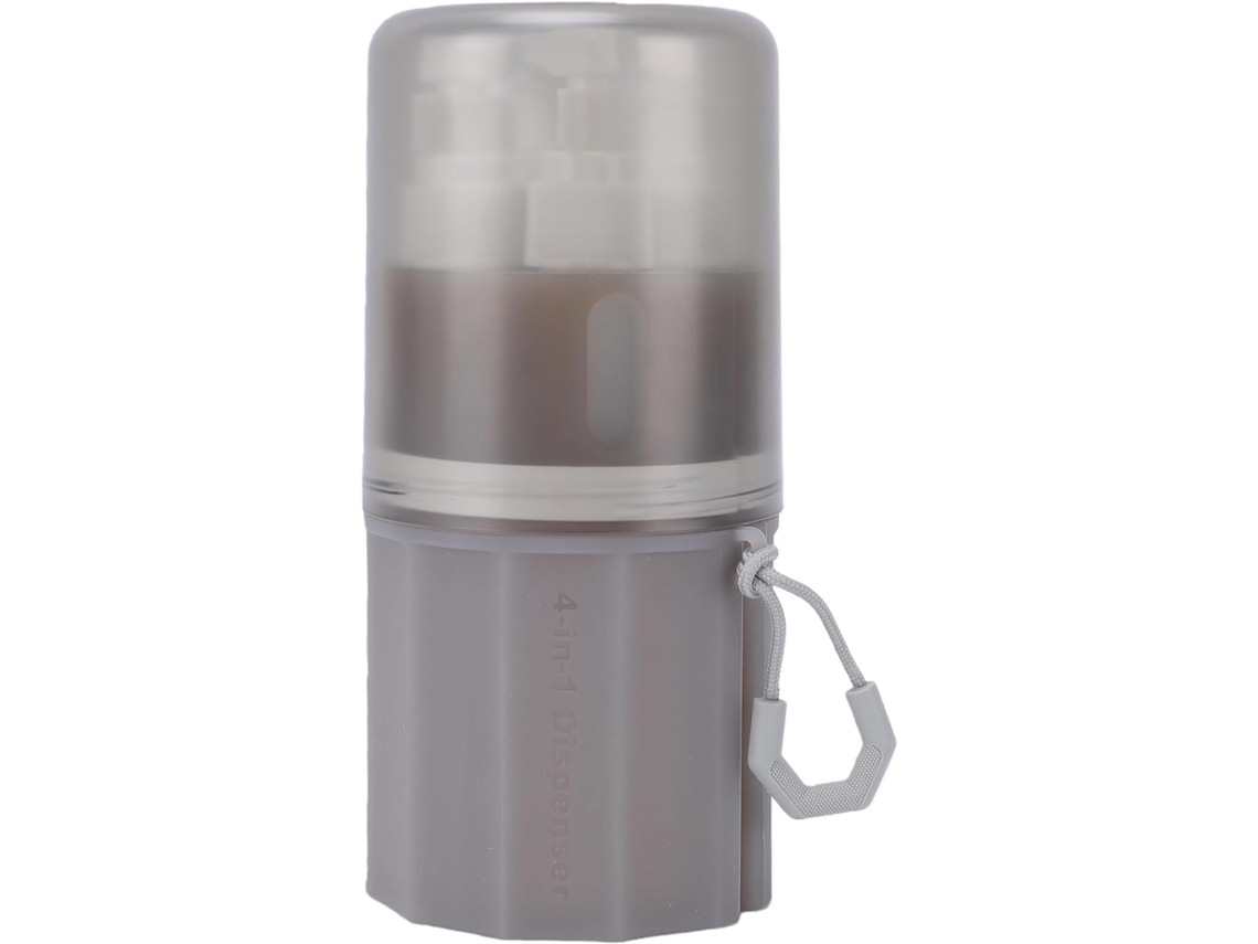 Conjunto de 4 frascos SFUSHOS, viagem, 55ml, com bomba recarregável