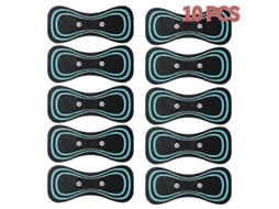 50 Peças De Almofadas De Gel Para Massagem No Pescoço Ems Massagem Muscular Pulso Adesivo De Estimulação Nas Costas Massagem Cer Aquaforge